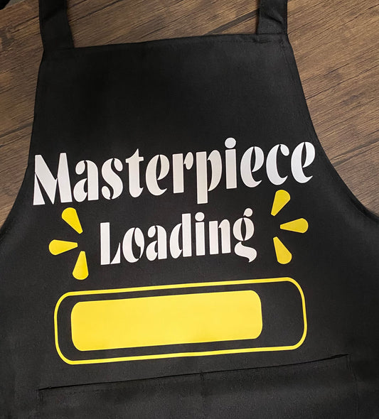 “Masterpiece Loading” Apron