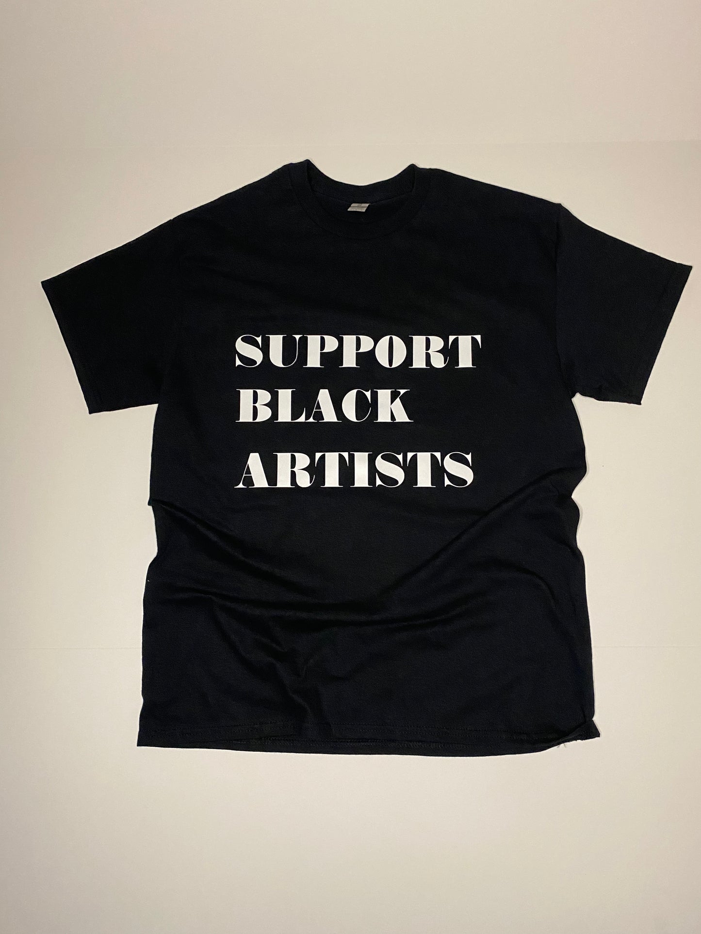 “Support Black Artists” Black T-Shirt